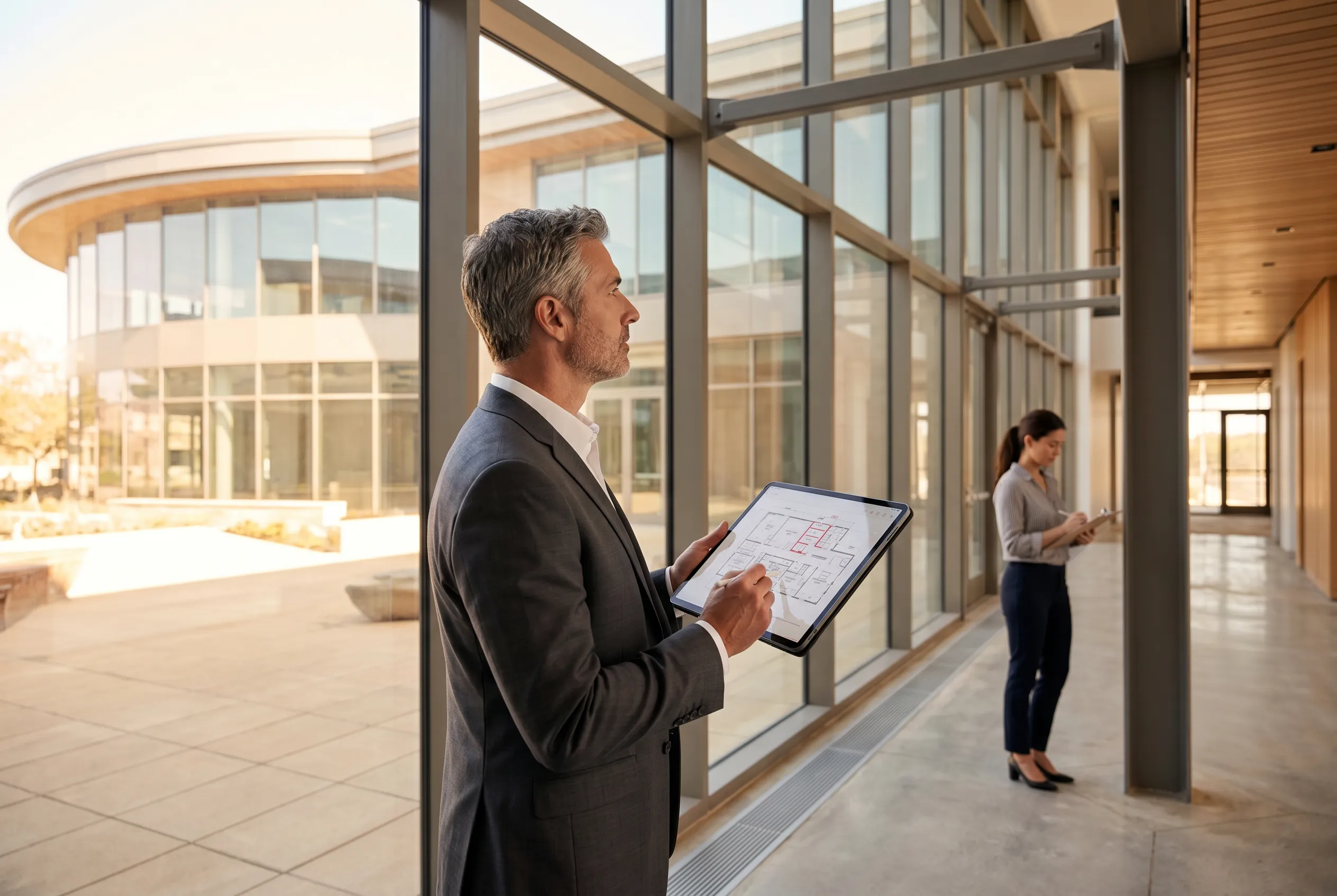 Financial analyst conducting rigorous underwriting