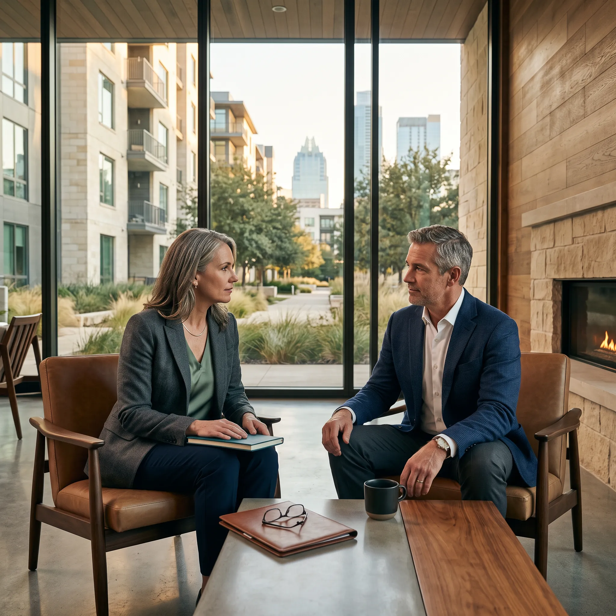 OTIMA leadership in executive advisory session with family office partners